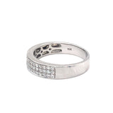 18ct White Gold Diamond Half Eternity Ring