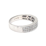 18ct White Gold Diamond Half Eternity Ring
