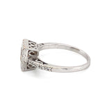 Citrine & Diamond Cluster Ring