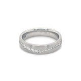 Platinum Full Diamond Set Band