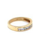 18ct Gold Diamond Set Half Eternity Ring