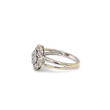 Diamond Set 18ct White Gold Cluster Ring