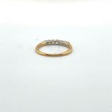 Pre-owned Diamond set 1/2 eternity ring
