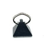 pre-owned platinum Diamond set ring
