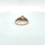 Pre-owned Diamond & Tanzanite ring