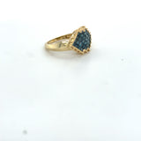 Pre-owned 9ct 'blue' Diamond ring