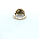 Pre-owned 9ct 'blue' Diamond ring