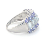 Tanzanite & Aquamarine Dress Ring