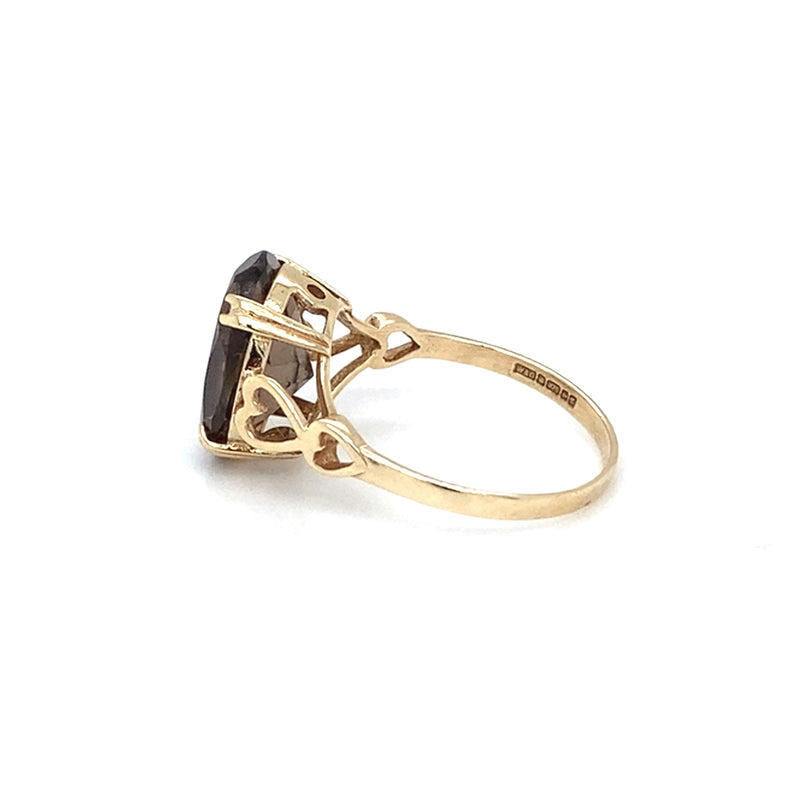 Smoky Quartz Dress Ring