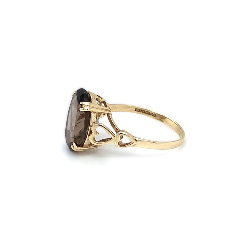 Smoky Quartz Dress Ring