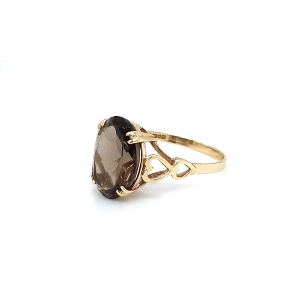 Smoky Quartz Dress Ring