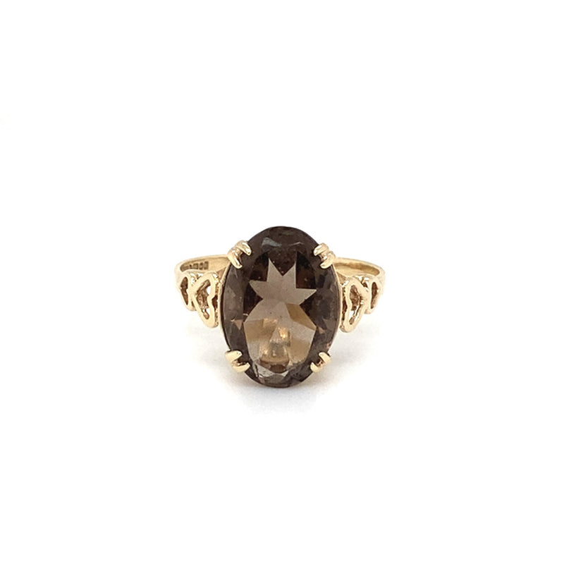 Smoky Quartz Dress Ring