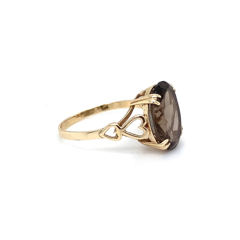 Smoky Quartz Dress Ring