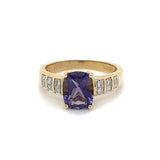 Amethyst & Diamond Dress Ring