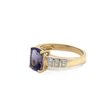 Amethyst & Diamond Dress Ring