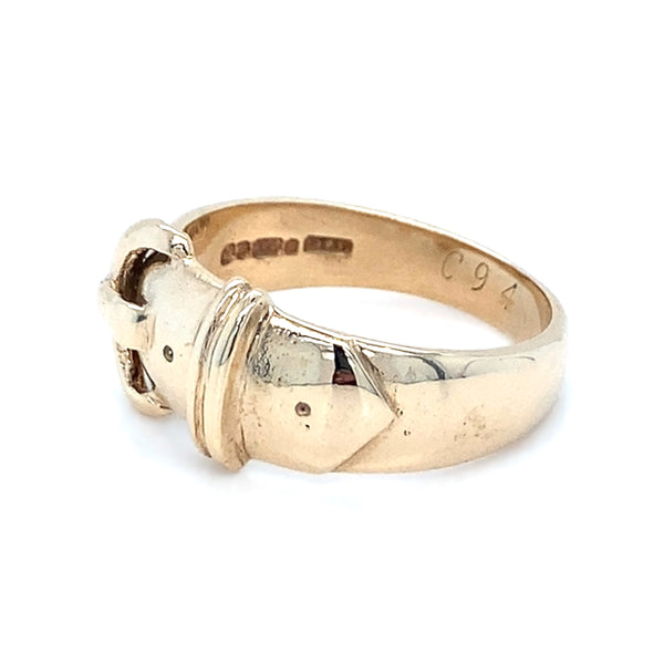 9ct Gold Buckle Ring