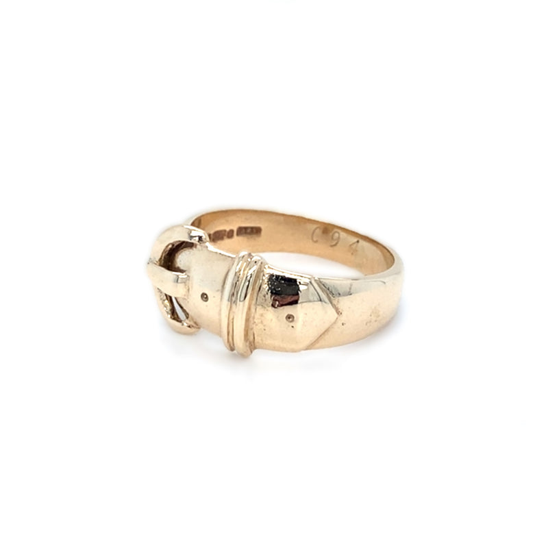 9ct Gold Buckle Ring