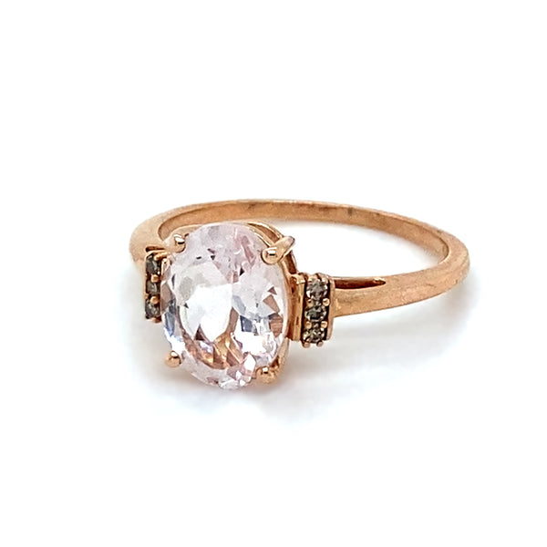 Morganite & Diamond Dress Ring