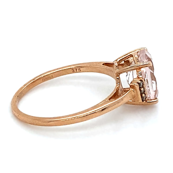 Morganite & Diamond Dress Ring