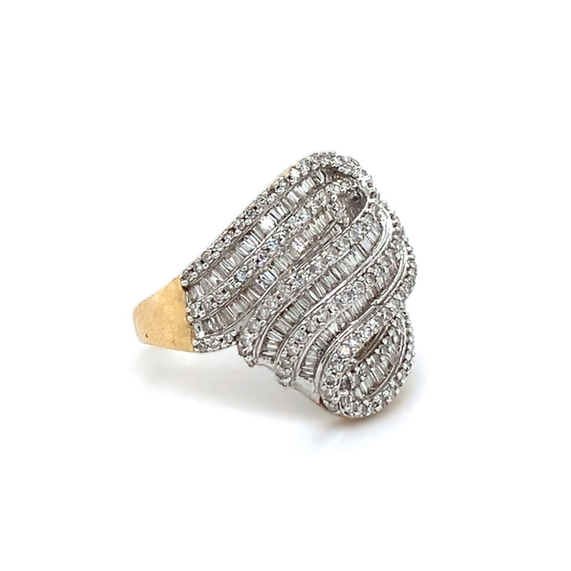 Vari-cut Diamond Cocktail Ring