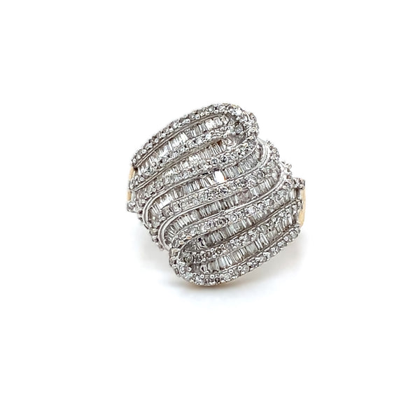 Vari-cut Diamond Cocktail Ring
