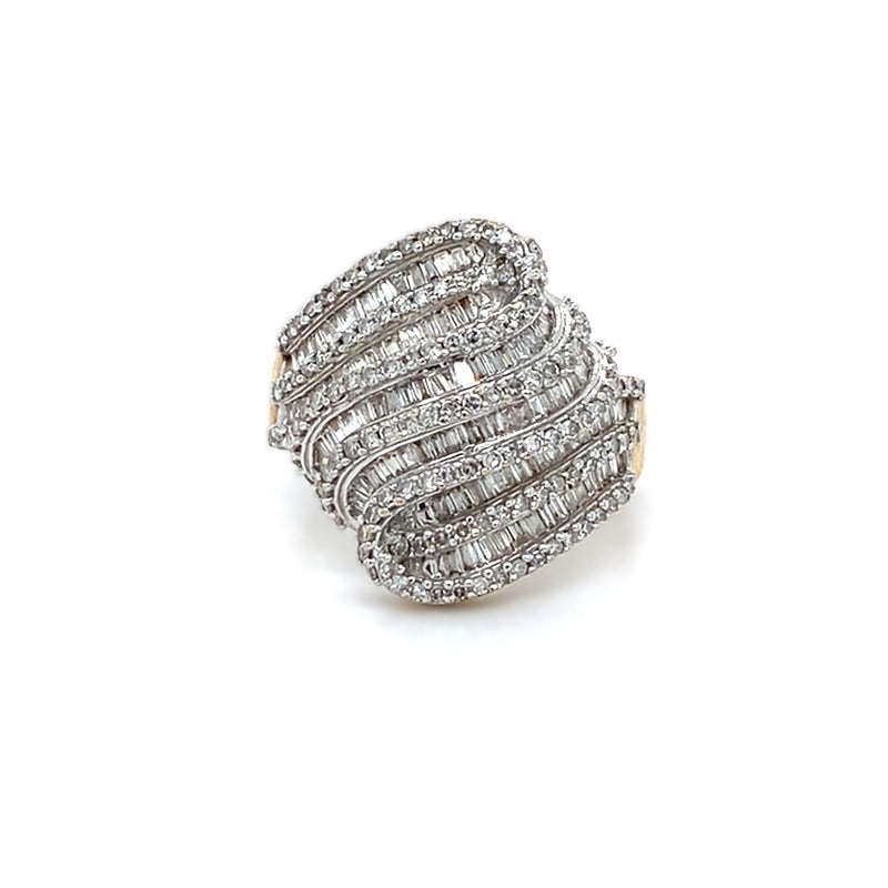 Vari-cut Diamond Cocktail Ring