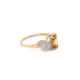 Sphene & Diamond Dress Ring