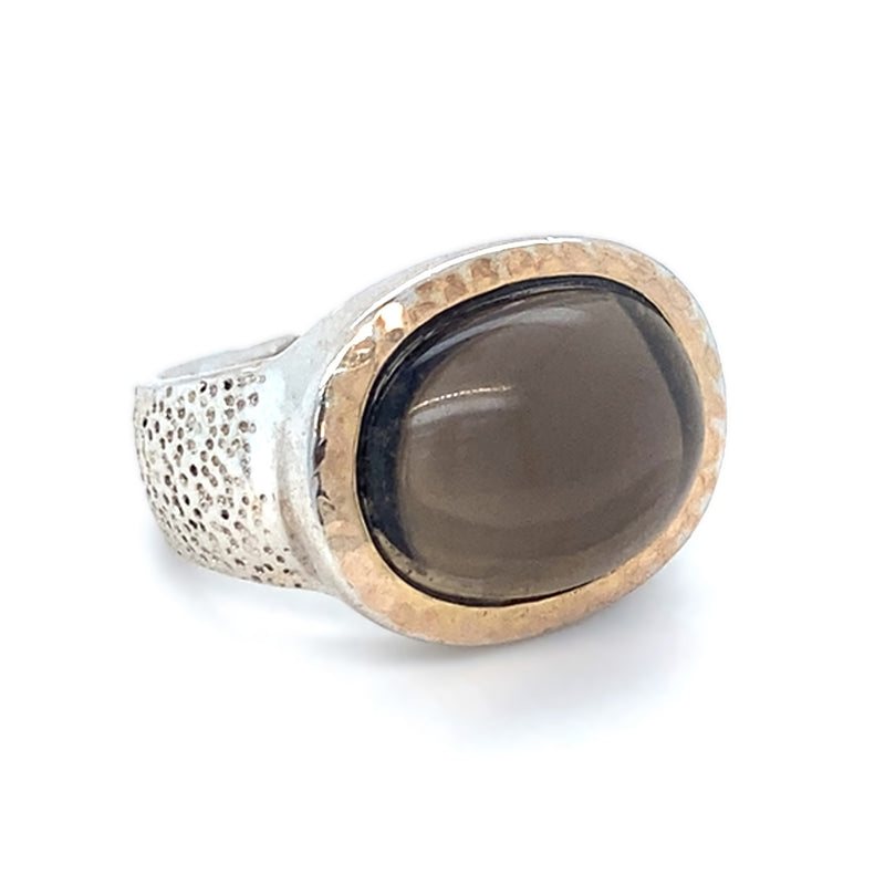 Amethyst Silver Dress Ring