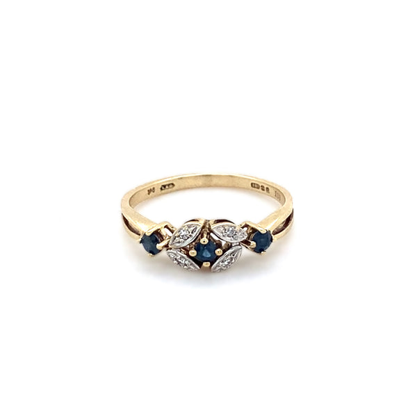 Sapphire & Diamond Dress Ring