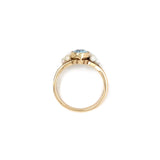 Aquamarine & Cultured Pearl Dress Ring