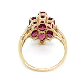 Pre-owned Garnet & Diamond dress ring