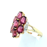 Pre-owned Garnet & Diamond dress ring