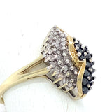 Pre-owned ring set with Diamonds & Sapphires