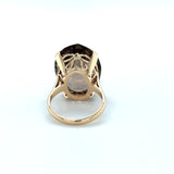 Pre-owned Smoky Quartz dress ring