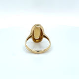 Pre-owned Citrine set dress ring