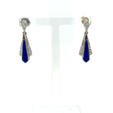 Pre-owned Diamond & Enamel earrings