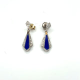 Pre-owned Diamond & Enamel earrings
