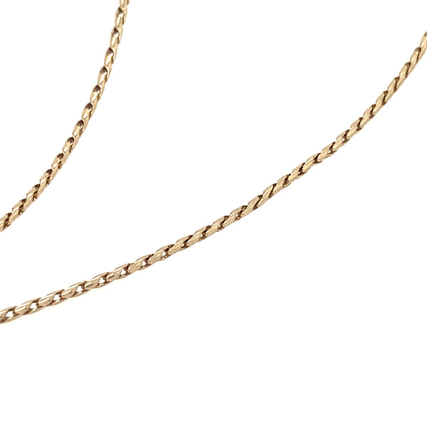 9ct Gold T Bar Necklet