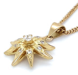 18ct Gold Diamond Star Pendant