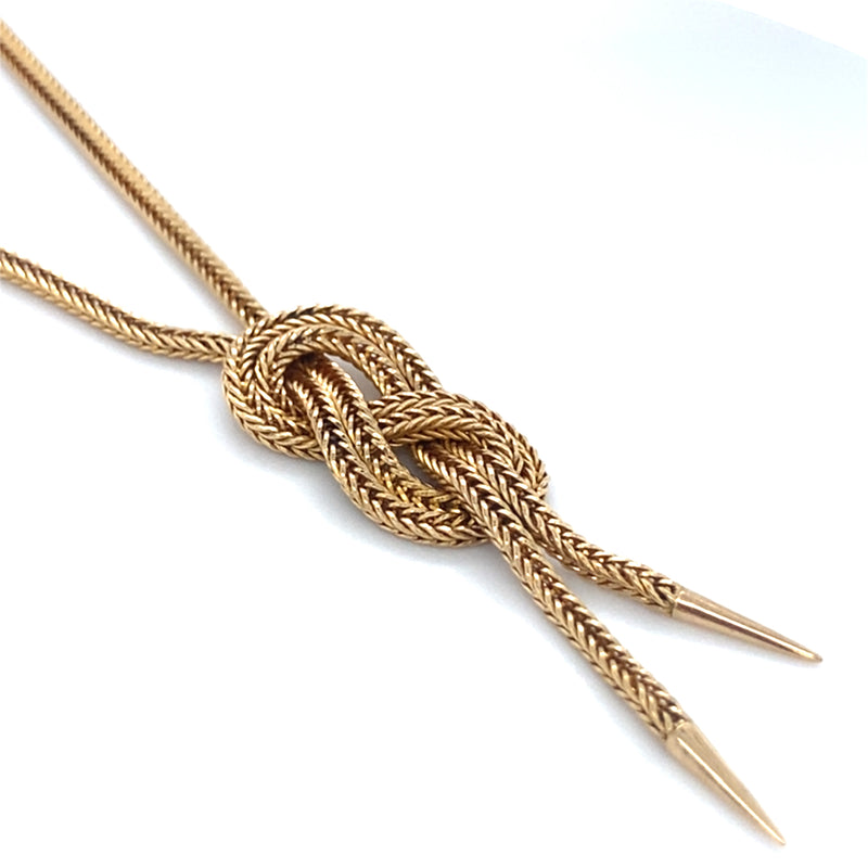 9ct Gold Figure of Eight Necklace