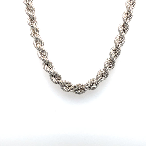 Pre-owned 30" rope link neckchain