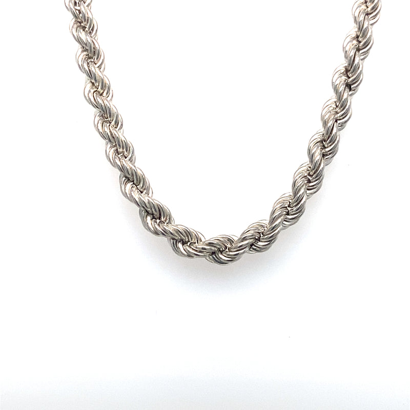 Pre-owned 30" rope link neckchain
