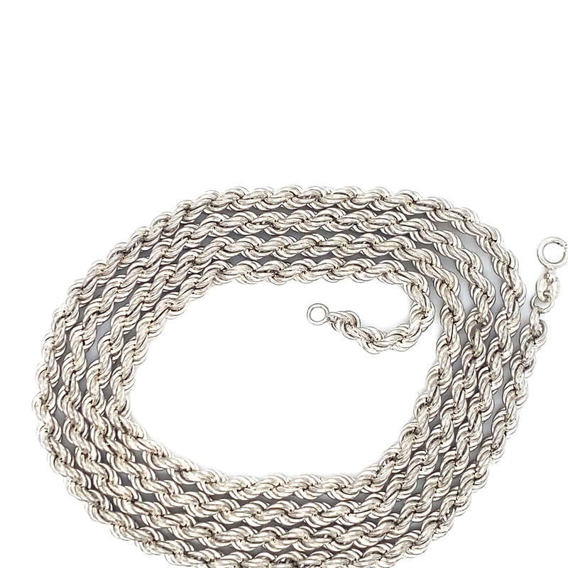 Pre-owned 30" rope link neckchain