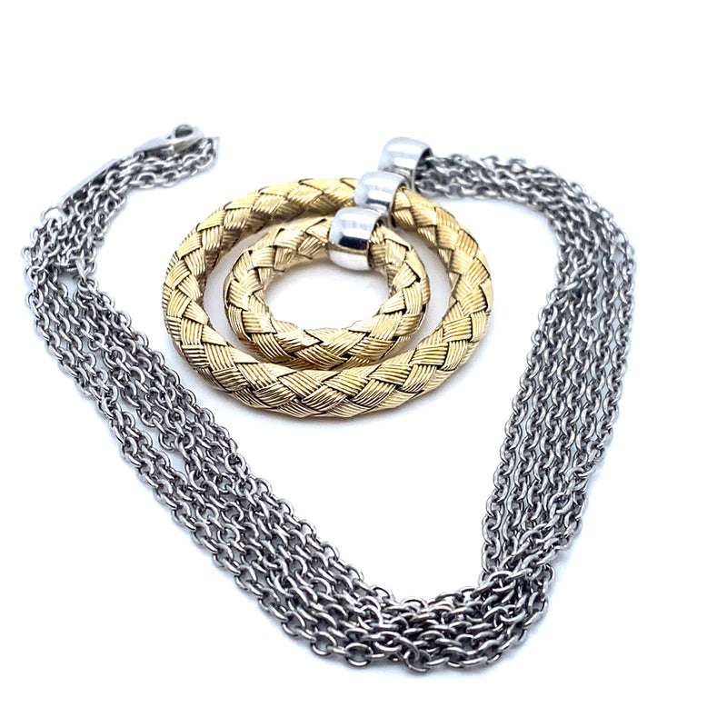 Pre-owned Roberto Coin The Fifth Season Pendant