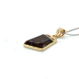 Prer-owned Boulder Opal & Diamond pendant