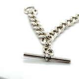 Pre-owned silver 1/2 albert chain