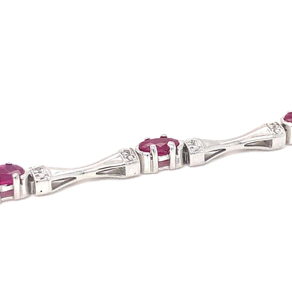 Ruby & Diamond Bracelet