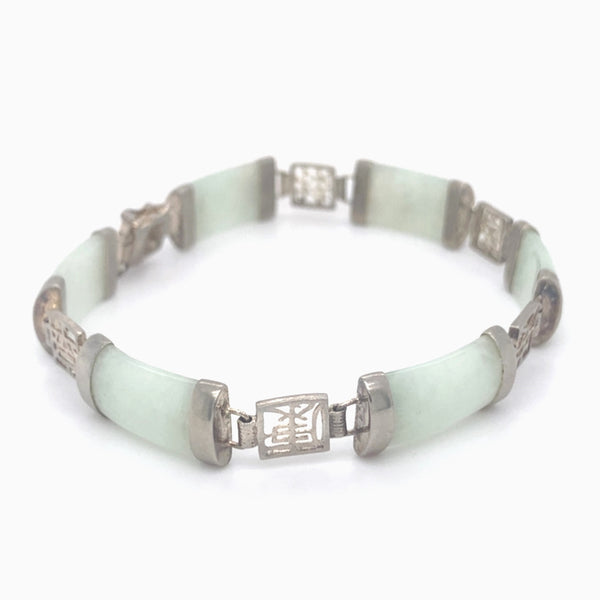 Jadeite Panel Bracelet