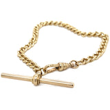 9ct Gold T-Bar Bracelet