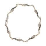 Black & White Diamond Set Bracelet